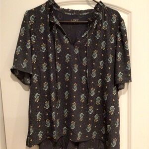 Brand New LOFT shirt sleeve blouse